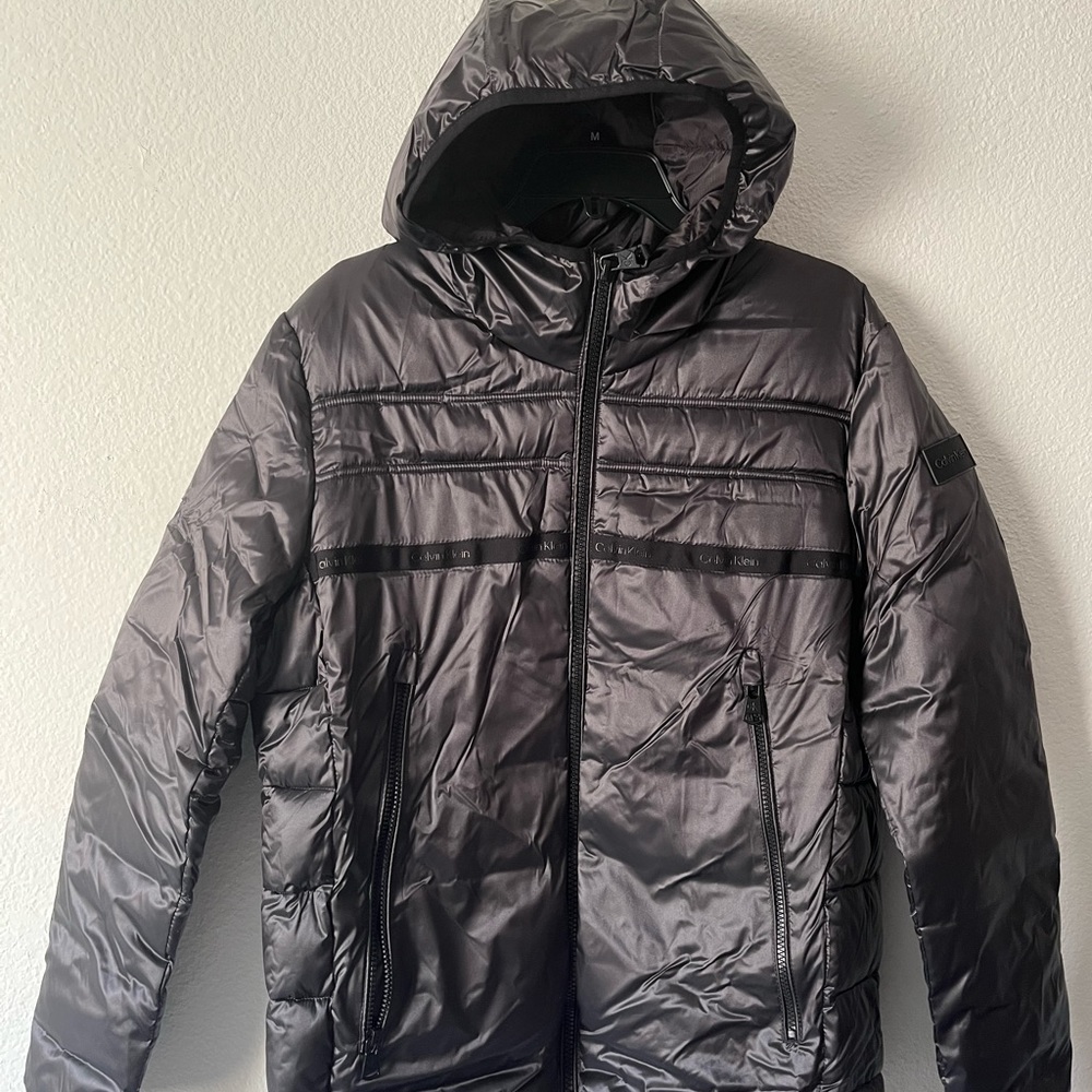 Calvin Klein Men's Hooded Puffer Jacket Size Medium